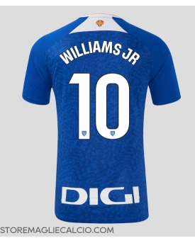 Athletic Bilbao Nico Williams #10 Maglia Gara Trasferta Repliche 2024-25